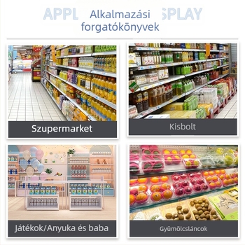 Fedett papírból készült árjelző kártya, dupla oldalú, kézzel írt árral, üzletek és szupermarketek számára, kínai stílusú, termékkód Spjq