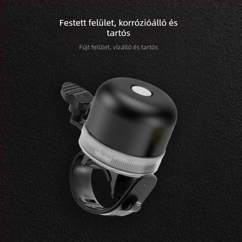 Kerékpár csengő Lantern USB LED éjszakai fény - alumíniumötvözet