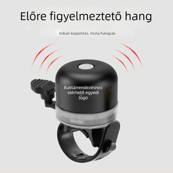 Kerékpár csengő Lantern USB LED éjszakai fény - alumíniumötvözet