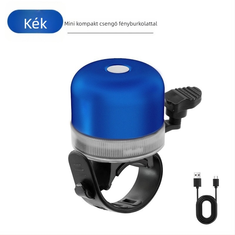 Kerékpár csengő Lantern USB LED éjszakai fény - alumíniumötvözet