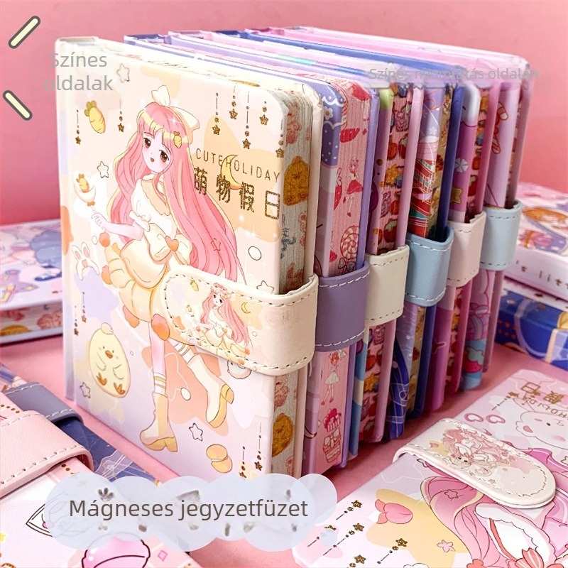 Influencer jegyzetfüzet, kreatív stílus, ragasztott kötés, Daolin papír, 80 g/m², 50–100 oldal