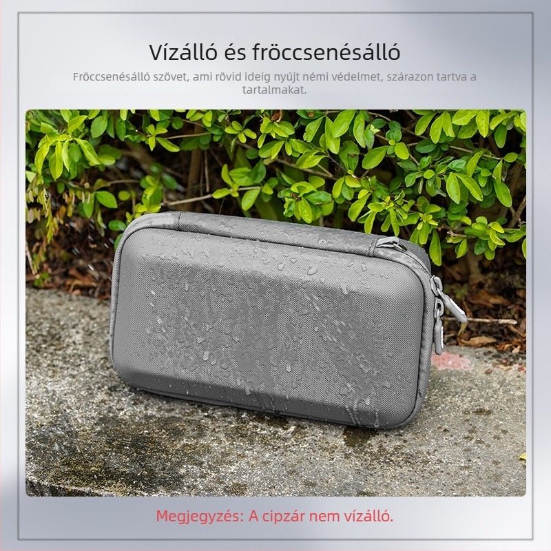 Brdrc DJI Osmo Mobile 8 tároló táska — hordozható tok mobil stabilizátorhoz, tartalmaz 7 darab tartozék