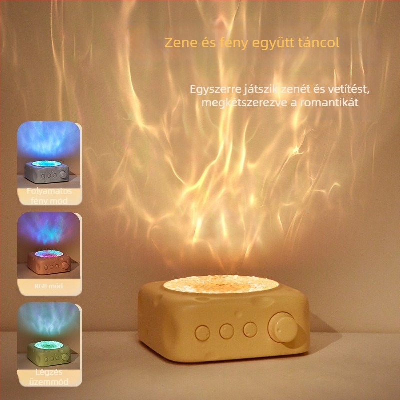 LK13 Sajt Projíció Bluetooth hangszóró — Kültéri vezeték nélküli, beépített 1000–1200mAh akkumulátor, 5W, 20Hz-20kHz, SNR <60dB