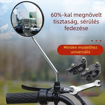 Hátsó nézet tükör elektromos járművekhez és motorkerékpárokhoz, kerek formájú, univerzális kompatibilitás