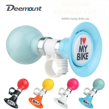 Deemount DBH018 Gyerek kerékpár csengő, fém és szilikon testtel