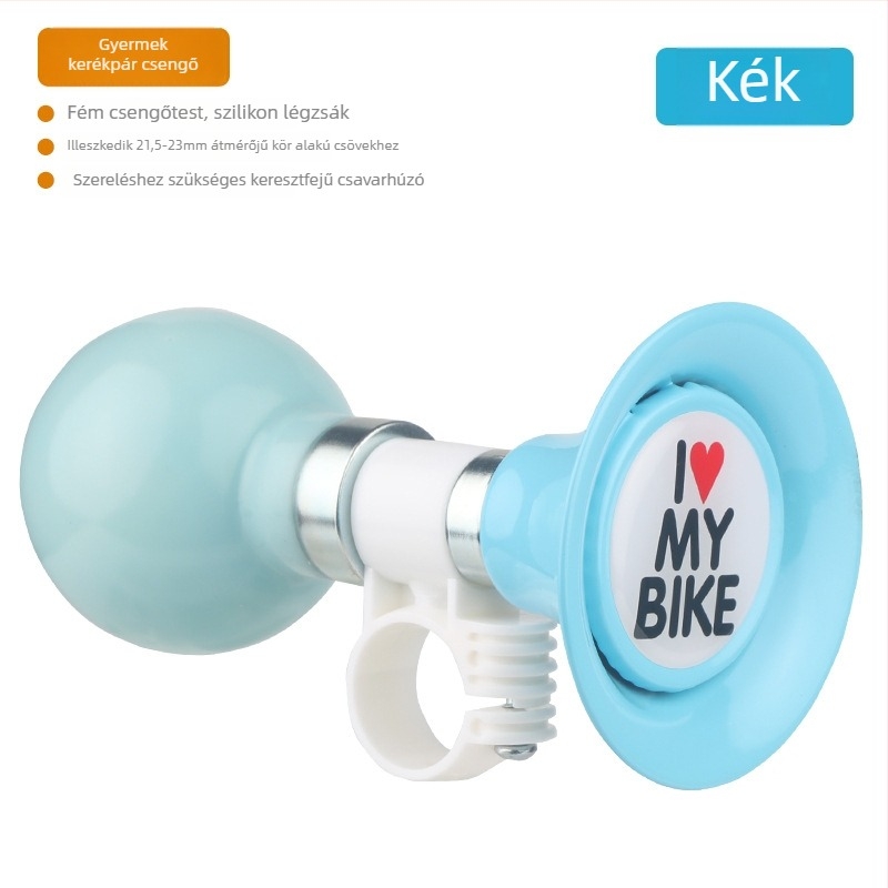 Deemount DBH018 Gyerek kerékpár csengő, fém és szilikon testtel