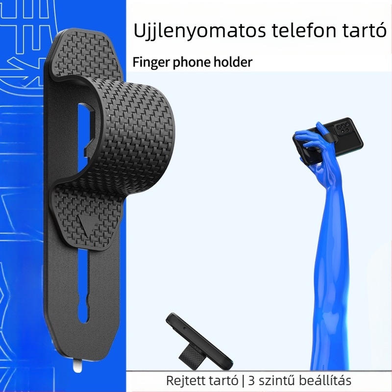 Shellbox Telefon gyűrűs tartó — PC+TPU anyag, univerzális kompatibilitás Apple, Samsung, Huawei, Xiaomi, Oppo, Vivo; testreszabható