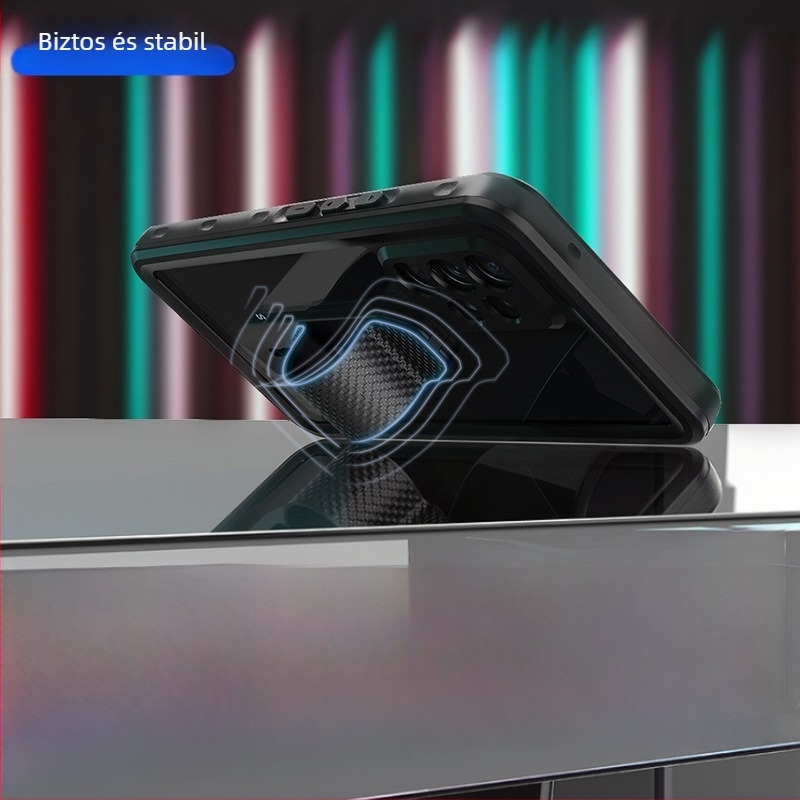Shellbox Telefon gyűrűs tartó — PC+TPU anyag, univerzális kompatibilitás Apple, Samsung, Huawei, Xiaomi, Oppo, Vivo; testreszabható