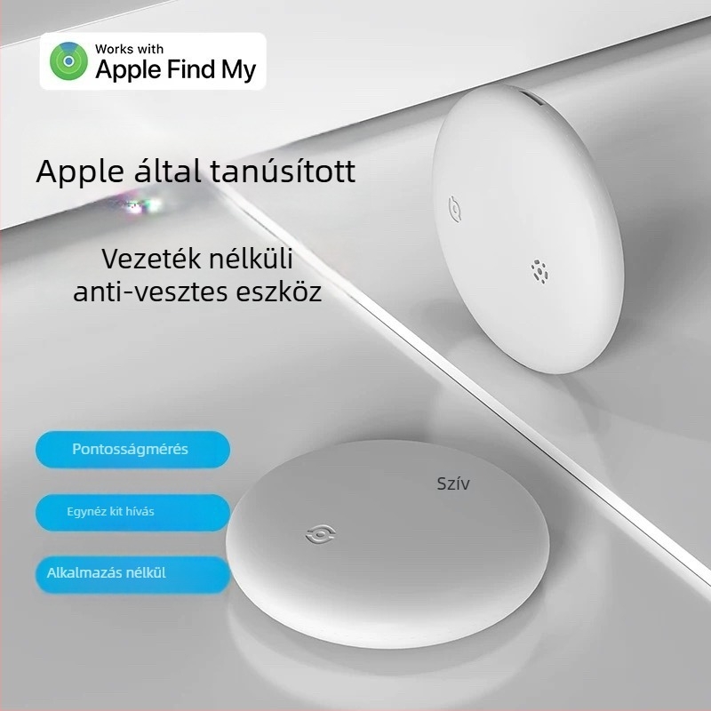 Anti-lost lokátor S10 iOS-hez – MFI tanúsított, IP67 vízálló, 210 mAh akkumulátor, 9 g tömeg