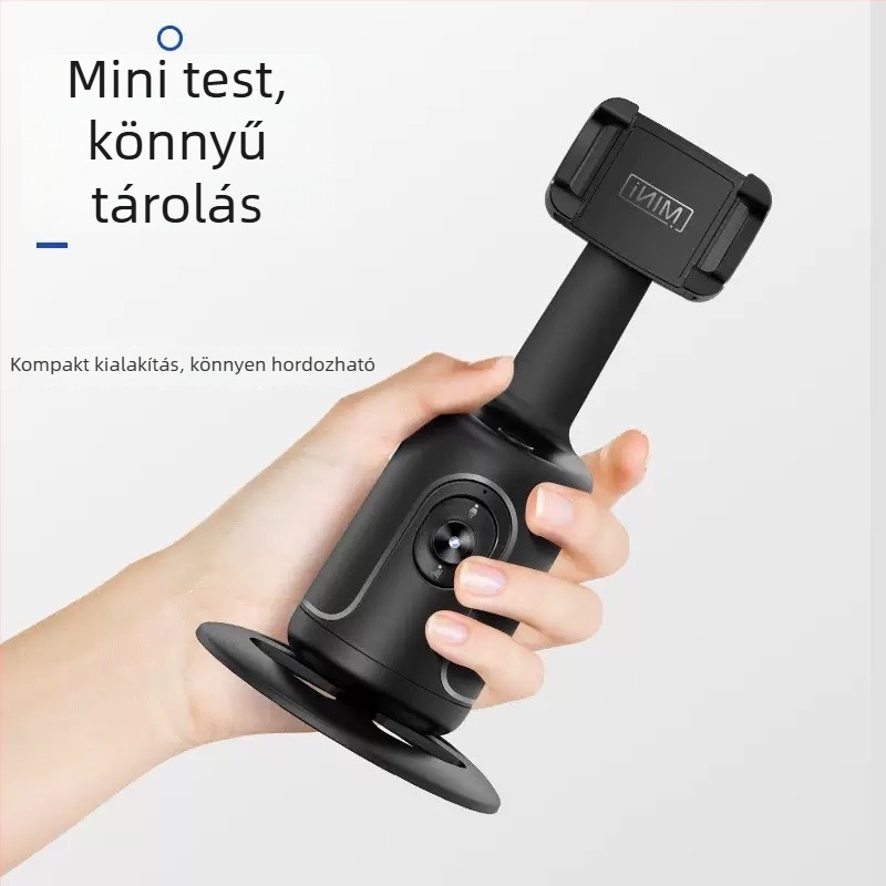 Telefonos gimbal P01 arcfelismeréssel – alkalmazás nélkül, teljesen automatikus követés, 360° horizontális forgás