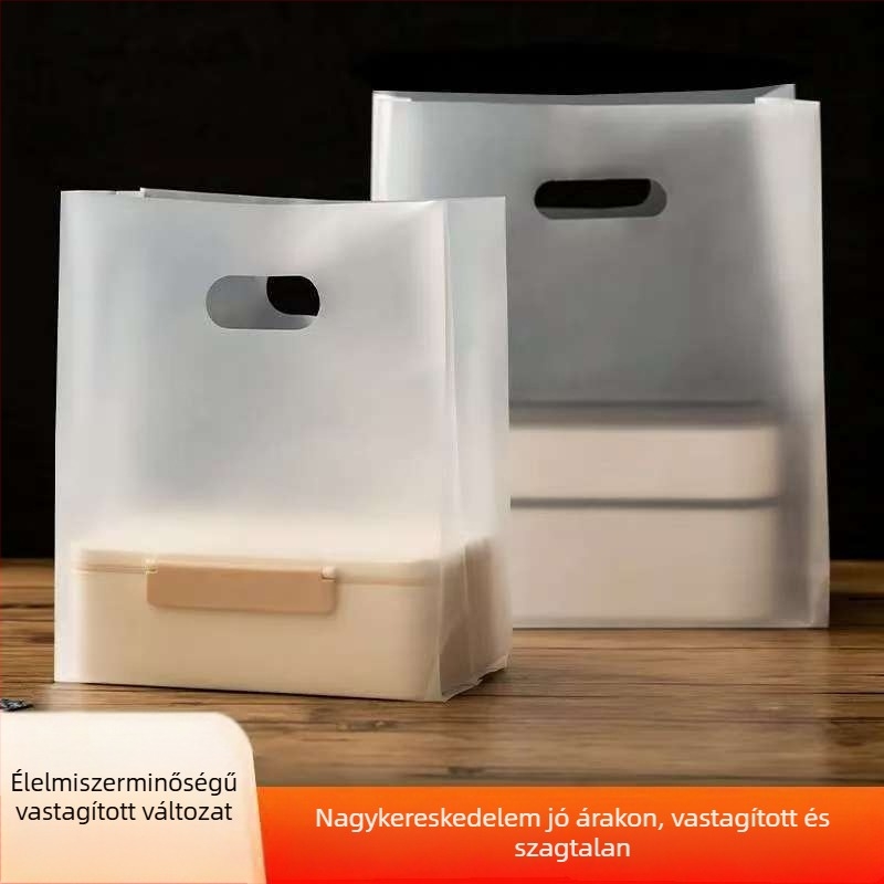 Sütemények és péksütemények csomagoló tasakja (take-out), duplán vastag 8 réteg, napi gyártás 100000, márka Jiamu Plastic Industry