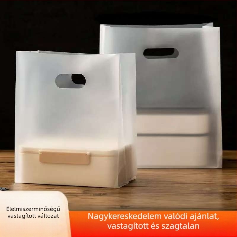 Sütemények és péksütemények csomagoló tasakja (take-out), duplán vastag 8 réteg, napi gyártás 100000, márka Jiamu Plastic Industry
