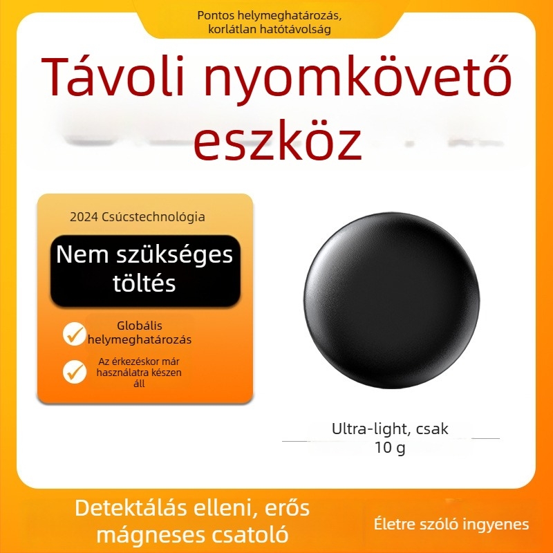 Bluetooth tracker kulcstartóhoz és pénztárcához, modell P18c, 360 napos akkumulátor-üzemidő, 100 m hatótávolság, akkumulátor kapacitása 220, PC ház