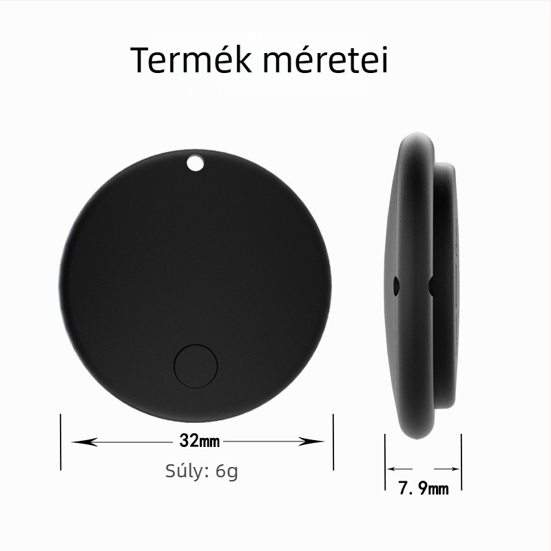Globális kettős rendszerű intelligens anti-lost eszköz, Airtag-helyettesítő, háziállat-kereső, mini méret
