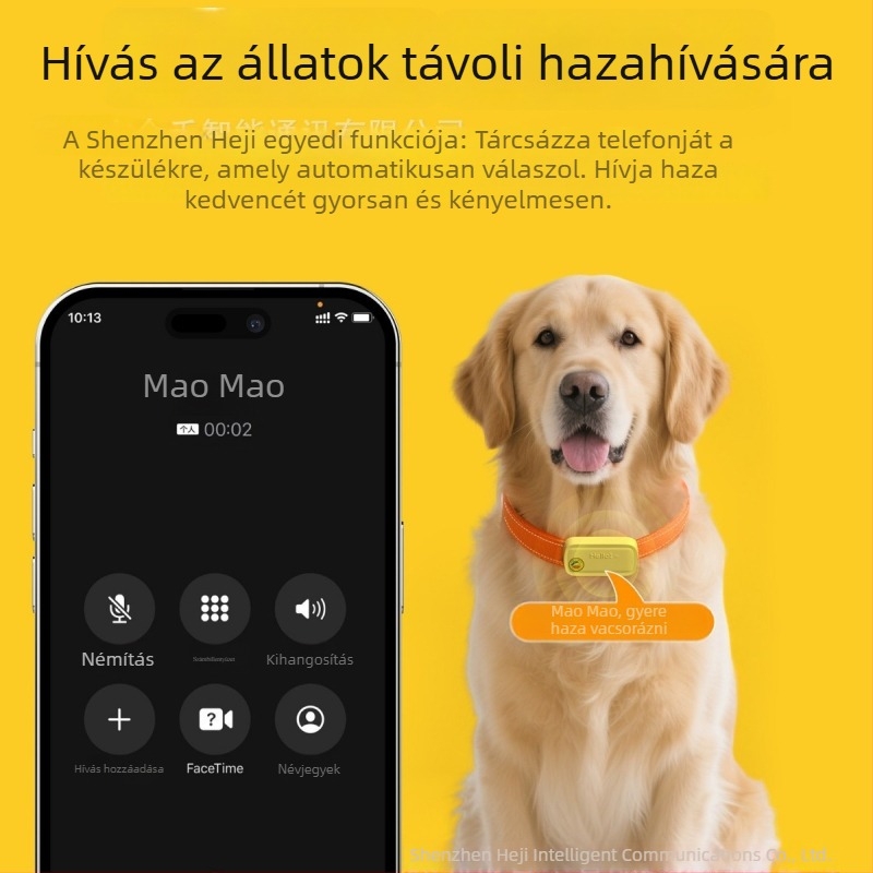 GPS nyakörv háziállatok számára – nyomkövetés az elvesztés ellen, kutyáknak és macskáknak, távoli hívás funkcióval