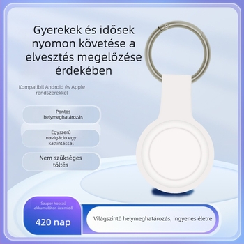 Aika Ak18b Mini Android GPS Nyomkövető – Anti-Lost, Kulcstartó idős és gyerekek számára, Android és iOS kompatibilis, Világszintű lefedettség, USB 2.0, 240 mAh