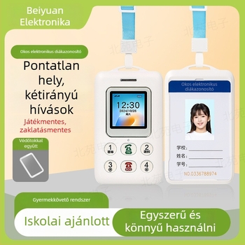 K3 Gyerek GPS nyomkövető 4G-vel, Elektronikus diákigazolvány, Anti-eltűnés, Iskolai kommunikáció