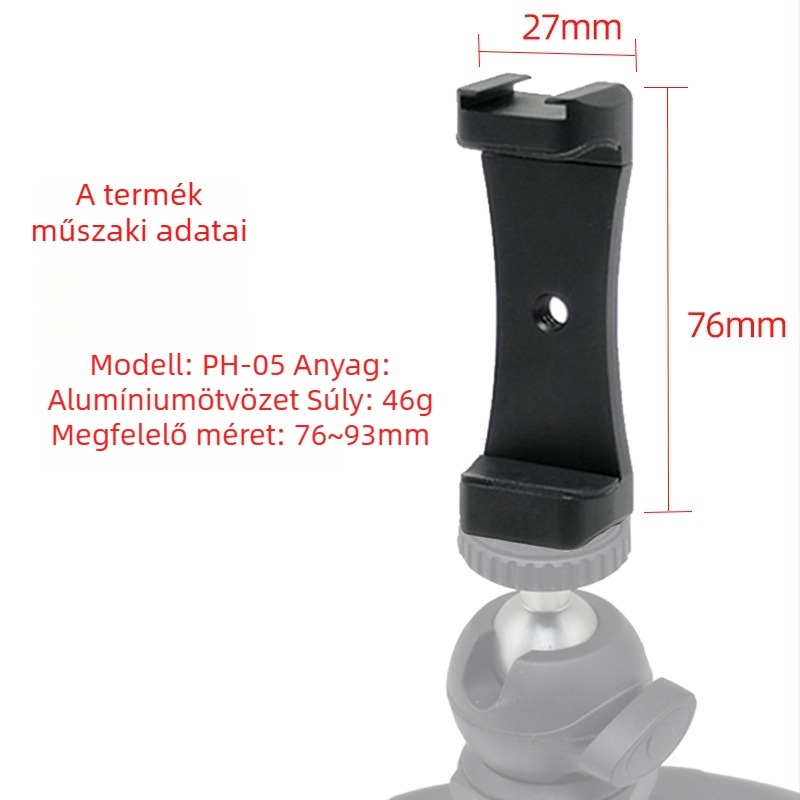 BeiZhen Alumínium-ötvözetű gyűrűs telefon-tartó, modell 001, mobiltelefonhoz