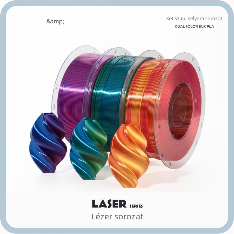 PLA filament 3D nyomtatáshoz – kör alakú tekercs, PLA anyag, 1,3 kg, kompatibilis asztali és ipari nyomtatókkal