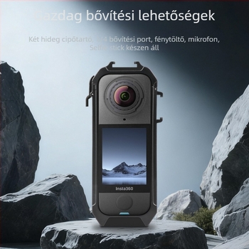 360X4 Air panoráma akciókamera védőkerete – gyorskioldás, leesés elleni védelem (Márka: Neutral; Modell: Action camera; Anyag: Other)
