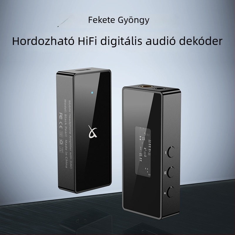 Fejhallgató-amp dekóder, Dual DAC-os, fémből készült ház, kompatibilis mobil eszközökkel