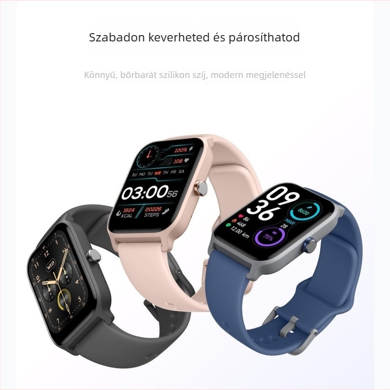 IDW13 Okosóra vérnyomásmérés, vér oxigénszintjének követése, Bluetooth hívás, NFC funkció és alvásfigyelés