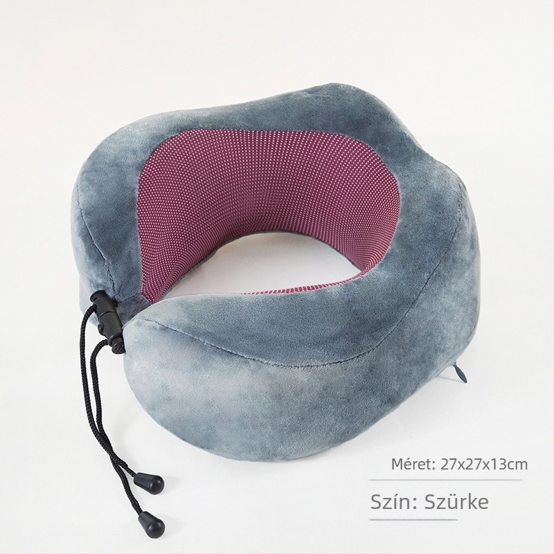 COSY.ST Memóriahab U-alakú utazónyakpárna, repülőutakhoz és utazásokhoz, könnyű, 1 kg alatt, modern minimalista stílus