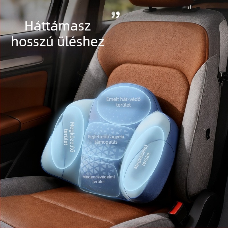 Strange Circle lélegző nyaki utazó párna - U-alakú, PVC anyag, levegővel töltve, modern minimalista stílus