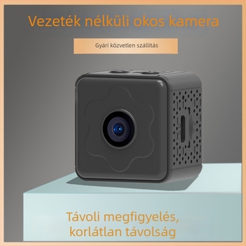 Okos Wi‑Fi kamera 1080p, éjjellátás, mozgásérzékelés értesítésekkel, irányítás mobilalkalmazáson keresztül, beltéri használatra