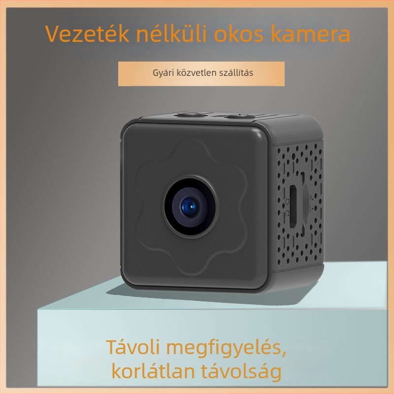 Okos Wi‑Fi kamera 1080p, éjjellátás, mozgásérzékelés értesítésekkel, irányítás mobilalkalmazáson keresztül, beltéri használatra
