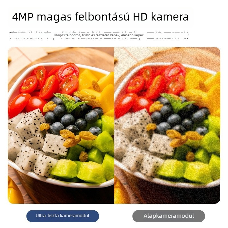 Ipari megfigyelő kameramodul ONVIF protokollal, 4MP, 2560x1440, 25fps, TF-kártya slot