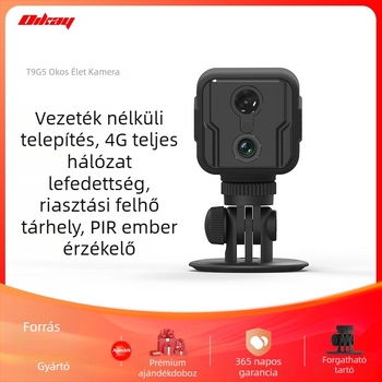 Okos 4G vezeték nélküli megfigyelő kamera felhőtárolással, 1080P, PIR mozgásérzékelés, éjjellátás 5–10 m