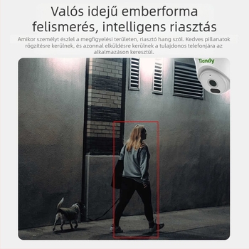TD-C240N beltéri IP kamera, 3MP IR éjszakai látás, POE, 4mm objektív, otthoni használatra