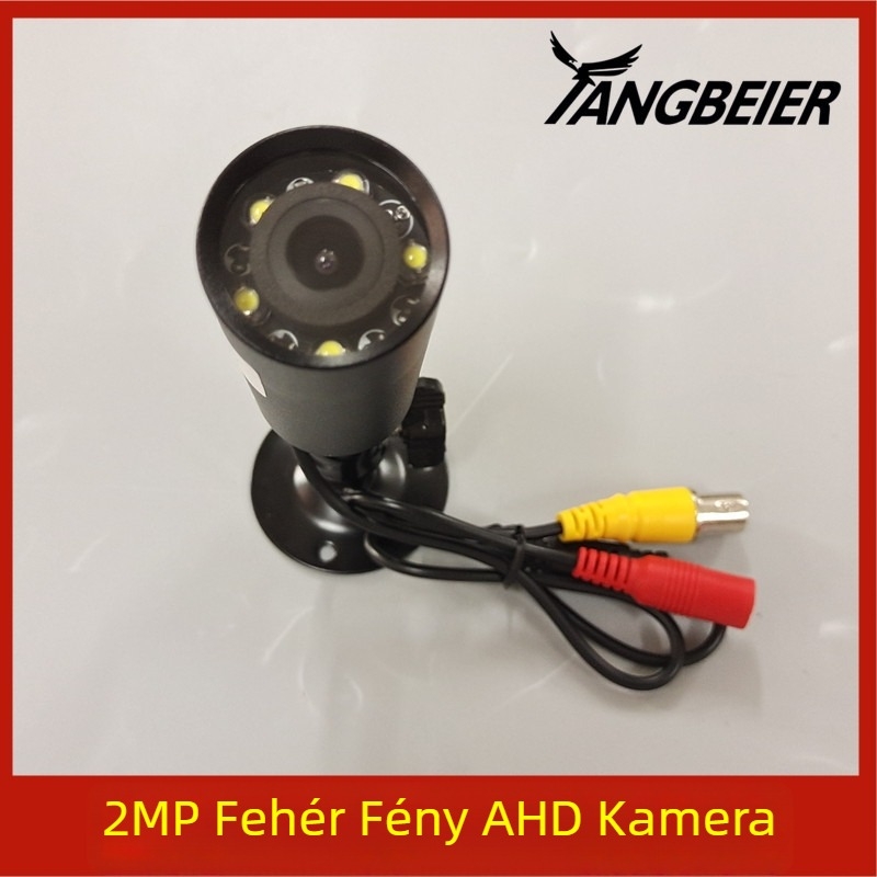 2MP AHD koaxiális megfigyelő kamera fehérfényes éjszakai látással, 1080p, Sony 323 szenzor, 3,6 mm objektív