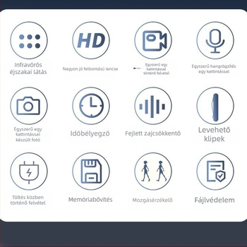 Y1 sportkamera – CCD szenzor, beépített mikrofon, optikai zoom nélkül, 2025 megjelenés