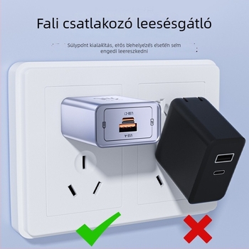 Tritium Flow GaN PD gyorstöltő iPhone és Huawei telefonokhoz Type-C