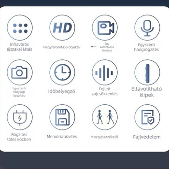 Jiakasi Y1 sportkamera — CCD szenzor, beépített mikrofon, felvételi funkció, 2 órás üzemidő