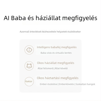 Okos kamera MJSXJ27CM, vezérelhető mobilalkalmazással, Android-kompatibilis, beltéri használatra