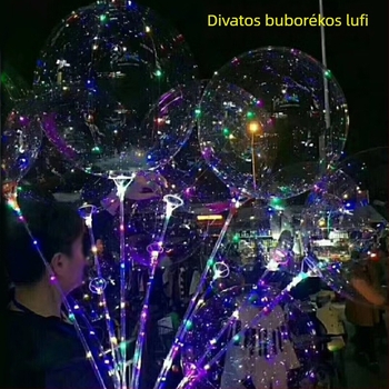 Latex lufi, Bobo ball típus, kerek formájú, logó nyomtatás