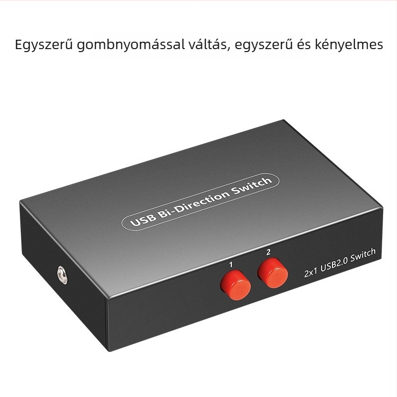 USB nyomtató megosztó kapcsoló, 24 port, 2 bemenet–4 kimenet, ABB-UM201, Hiroshi — OEM-kész; egyrészes elosztás támogatott
