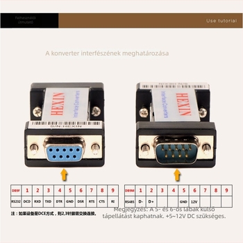 RS232–RS485 átalakító, passzív kétirányú átalakítás, Modell: Rs232 to rs485 converter