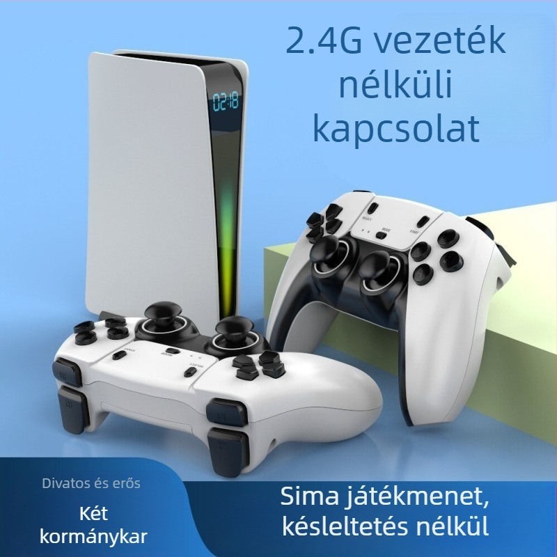 Nostalgikus játékkonzol - 64GB memória, 32‑bites operációs rendszer, PlayStation 3 platform, HDMI interfész, egyszerű verzió
