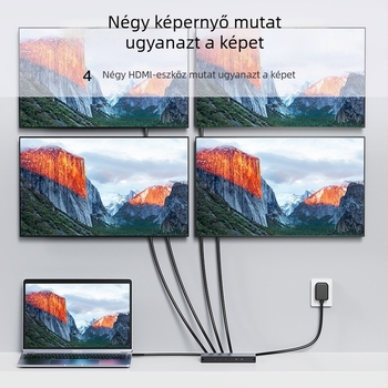 Mindpure HDMI osztó 1×2, 4K 3840x2160, videójel kiterjesztése