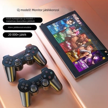 Új vezeték nélküli otthoni TV-játék konzol képernyő-tükrözéssel, 11,6 colos nagy kijelző