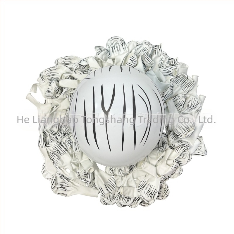 Latex ballon, játékbalon, kör alakú forma, rajzfilmszerű minta, logónyomás elérhető