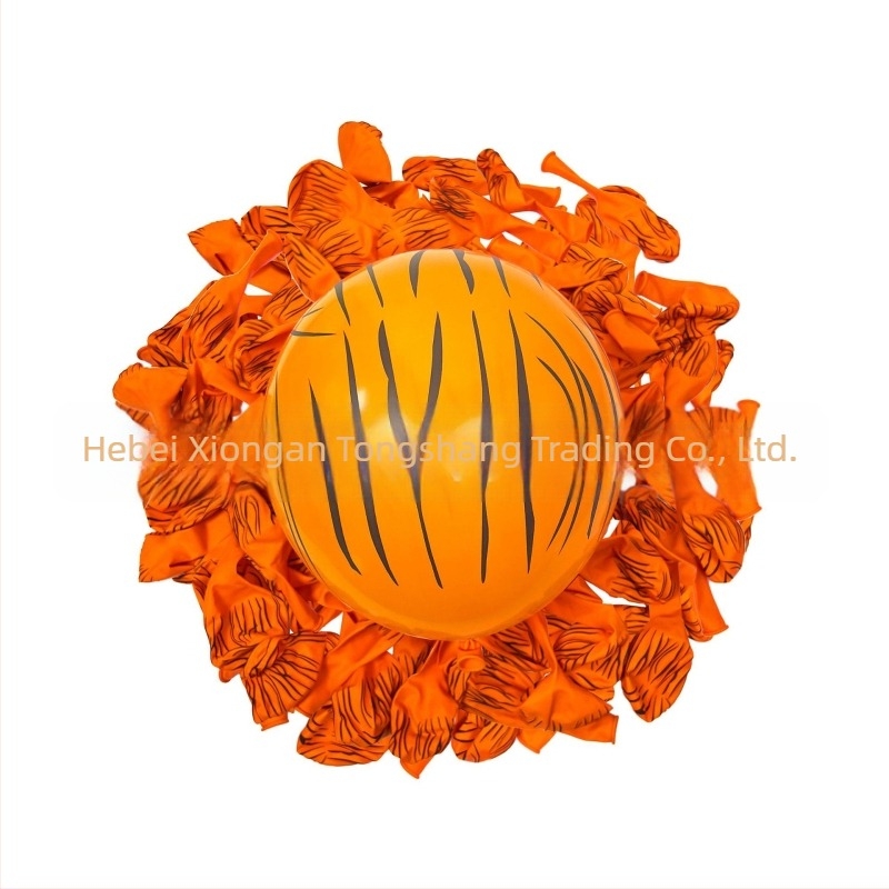Latex ballon, játékbalon, kör alakú forma, rajzfilmszerű minta, logónyomás elérhető