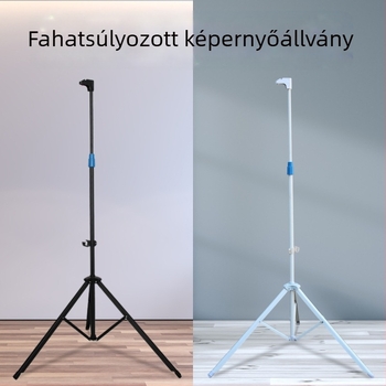 Kültéri padlón álló E-típusú vetítőfüggöny tartó — Curtain Red Leaves márka; nem importált