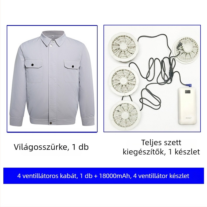 Gyári műhelybe szánt hűtőing, nyár 2025 — kémiai rost keverék, fő anyag poliészter, bélés poliészter