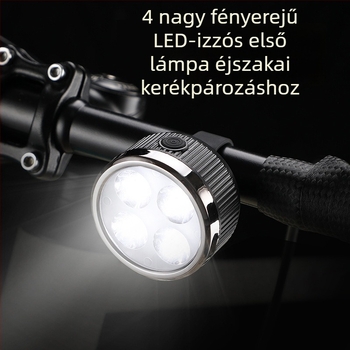 Éjszakai biciklizéshez való világítás: elöl és hátul fények út- és terep biciklikhez, ívelt hátsó lámpa, kerékpáros világítás, kiegészítők