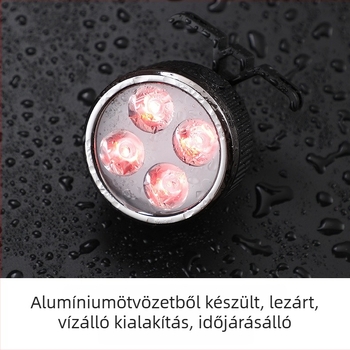 Éjszakai biciklizéshez való világítás: elöl és hátul fények út- és terep biciklikhez, ívelt hátsó lámpa, kerékpáros világítás, kiegészítők